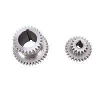 Solinder Metal Lathe Gears, High Low Transmission Gear Set | Include ingranaggi fissi e scorrevoli, compatibile con i modelli 0618, denti T26 e T16, consente una migliore