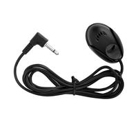 Solinder Mini Microfono per Auto, Monitor GPS Audio Talk, Microfono Esterno Omnidirezionale 3,5 Mm per Autoradio, Robusto Materiale ABS, Cavo 1,2 M per Maggiore flessibilità