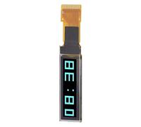 Solinder Modulo Display OLED da 4 Pezzi da 0,91 Pollici Autoilluminazione Sottile e Flessibile per Progetti Fai Te Tecnologia con Diodi Organici a Emissione di Luce (Blu)
