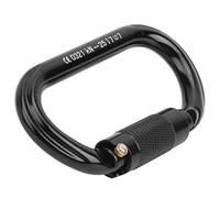 Solinder Moschettone 25KN, Moschettone con Bloccaggio Automatico Tipo O con Design Ad Ampia Apertura, Dado Antiscivolo e Alluminio Aeronautico 7075 per Arrampicata, Escursionismo,