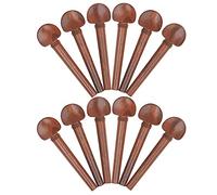 Solinder Oud-Peg Oud Pegs - Peg in mogano con persian Eye Pegs Set per Oud, 12 pezzi
