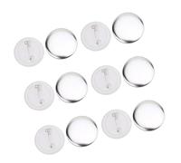 Solinder Parti per Badge da 37 Mm per Lavori Fai da Te | Banda stagnata resistente, facile da usare, set da 100 forniture, funziona con macchine per badge, design leggero