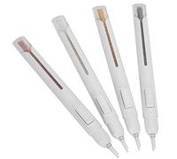 Solinder Penna Punteggiante per Manicure 4 Pezzi Design Professionale per Nail Art Creativa in Quattro Colori Eleganti la Casa e il Salone (0,8 mm)
