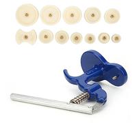 Solinder Press Tool per Orologio con 12 Matrici in Lega Durevole | Design facile da usare, pressato a mano, adatto per la riparazione di orologi, pressatura del vetro, conveniente