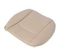 Solinder PU Pelle Cuscino Sedile Anteriore, Protezione Lato Guida (Beige) | Durevole, facile da pulire, adatto per berline a 4 porte, resistente all\'abrasione, ideale per SUV