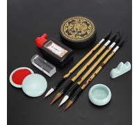 Solinder Set Professionale di Pennelli per Calligrafia, Design Resistente | Include panno per scrivere ad acqua, perfetto per la pratica, leggero, facile da usare, adatto all\'allenamento, di lunga