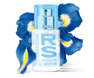 Solinotes Iris Blossom Eau de Parfum, viola e cedro, vegano, 0,5 fl oz
