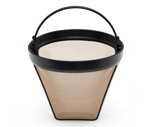 Solis Filtro permanente Gold per macchine da caffè 1x4 & 1x6 - Filtro da caffè riutilizzabile senza carta per una sostenibilità consapevole e un piacere aromatico incomparabile