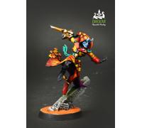 Solitario Arlecchino warhammer 40k COMMISSIONE pittura professionale