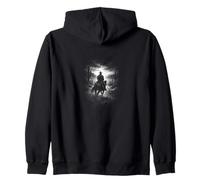 Solitario, Cowboy, Cavaliere, in, Deserto, e, West, Cielo Felpa con Cappuccio