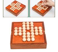 Solitario in legno Gioco da tavolo Interazione tra genitori e figli Puzzle IQ