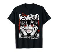 Solitario Mietitore Abbraccio di Solitude Art Maglietta