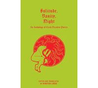 Solitude, Vanity, Night: An Anthology of Czech Decadent Poetry