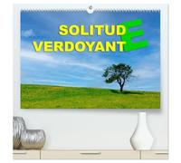 Solitude verdoyante (Calendrier mural haut de gamme 2027 DIN A2 vertical), CALVENDO calendrier mensuel: Arbres seuls dans la campagne en toutes saisons