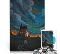 Solitudine blu Puzzle da 1000 pezzi per adolescenti Aiuta il cervello ad allenare i giocattoli che creano dipendenza per coltivare la pazienza Regalo di opere d'arte 38x26cm