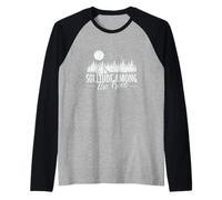 Solitudine tra Gli Alberi Maglia con Maniche Raglan