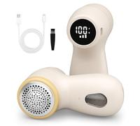 SOLITUZURODE Levapelucchi Elettrico - Ricaricabile USB Togli Pelucchi Elettrico - 3 Velocità Levapelucchi Elettrico per Abiti Pelucchi Display LED Rasoio Elimina per Pulizia Vestiti Mobili e Tessuti