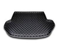 SOLIUMODYY Auto Pelle Tappetini Bagagliaio,per Kia EV9 / EV9 GT-Line-2023 2024 2025 Antiscivolo Impermeabile Tappeto Baule Fodera Bagagli Interni,Black Beige