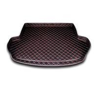 SOLIUMODYY Auto Pelle Tappetini Bagagliaio,per Renault Austral E-Tech Hybrid Esprit Alpine SUV 2022-2025 Antiscivolo Impermeabile Tappeto Baule Fodera Bagagli Interni,Black Red