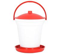 Solivagant Abbeveratoio Automatico per Galline 18 L,Rosso,2.1kg