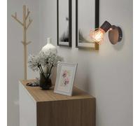 Solivagant Applique 2 pz con 2 Lampadine a LED a Incandescenza 8 W,Multicolore,0.8kg