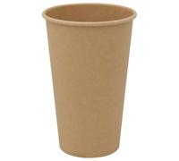 Solivagant Bicchieri da caffè in Carta 1000 pz 16oz 400ml Marrone,Marrone,12.65kg