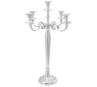 Solivagant Candelabro Argento 39 x 39 x 60 cm Alluminio,Argento,1.92kg