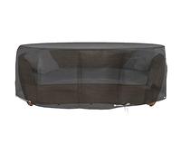 Solivagant Coperture Divani Isola 2pz con 10 Occhielli Ø236x67 cm Rotonde,Nero,2.68kg