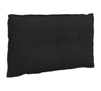 Solivagant Cuscino per Schiena Nero 80 x 19 x 50 cm Tessuto,Nero,1.9kg