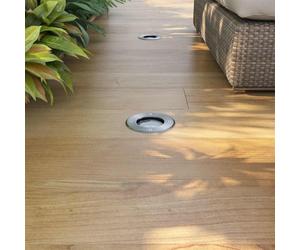 Solivagant Faretti Carrabili da Esterno a LED 3 pz Rotondi,Argento,1.59kg