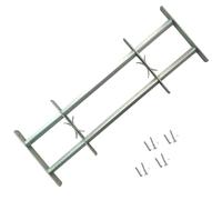 Solivagant Grate per Finestre Regolabili 2 pz 700-1050 mm,Argento,7.5kg