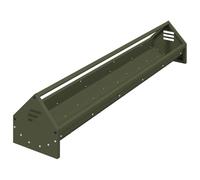 Solivagant Mangiatoia per polli Verde oliva 108 x 20,5 x 20 cm,Verde,5.43kg