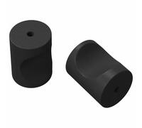 Solivagant Maniglie per Armadi 2 PCS Nero M4 x 12 mm Ferro,Nero,0.04kg