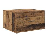 Solivagant Mobile con Cassetti con Ruota Legno Vecchio 55 x 45 x 31 cm,Marrone,13.65kg