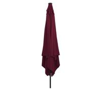 Solivagant Ombrello da Giardino Rosso Bordeaux 295 x 295 x 245 cm,Rosso,8.75kg