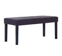 Solivagant Panca 106 cm Marrone in Similpelle,Marrone,6.95kg