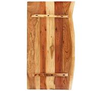 Solivagant Piano per Vanità Bagno in Massello di Acacia 100x52x2,5 cm,14kg