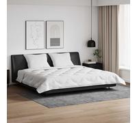 Solivagant Piumone con Cuscini 3 PCS Bianco Microfibra e Piuma D'Oca,Bianco,8.7,kg