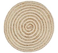 Solivagant Pouf Lavorato a Mano 40x45 cm in Juta,Marrone,3.29kg
