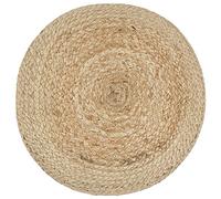 Solivagant Pouf Lavorato a Mano 45x30 cm in Juta,Marrone,2.94kg