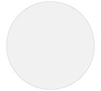 Solivagant Protezione Tavolo Opaca Ø 110 cm 1,6 mm PVC,Trasparente,2.1kg