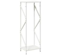 Solivagant Rastrelliera per Legna da Ardere Bianca 34x25x100 cm,Bianco,5.15kg