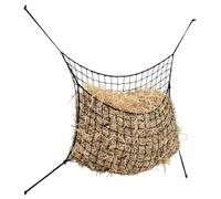 Solivagant Reti da Fieno 2pz Rotondi Neri 75x50 cm in PP,Nero,0.37kg