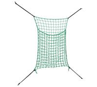 Solivagant Reti per Fieno 2 pz Rettangolari 0,9x1,5 m PP,Verde,0.96kg
