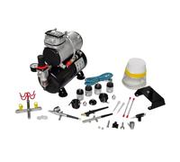 Solivagant Set Compressore Aerografo con 3 Pistole,9.9kg