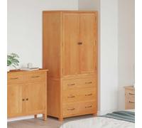 Solivagant Set di Mobili per Magazzino con Porta Marrone Legno Multistrato,Marrone,51,kg