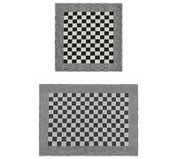 Solivagant Set Strofinacci 20 pz in Cotone Nero e Bianco,Multicolore,2.4kg