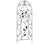 Solivagant Supporti da Giardino per Piante 3 pz Neri 40x100 cm in Ferro,Nero,2.7kg