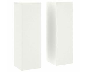 Solivagant Supporto per Piante 2 PCS Bianco 24 x 24 x 75 cm Acciaio,Bianco,9.8kg