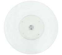 Solivagant Vassoio Girevole Trasparente 60 cm Vetro Temperato,Trasparente,4.35kg